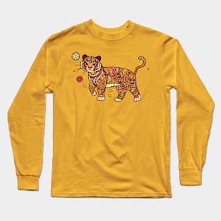 Tribal Tiger Long Sleeve T-Shirt